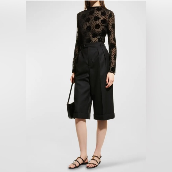 Saint Laurent Cassandra  YSL Logo Calfskin Flat Sandals - Picture 16 of 16